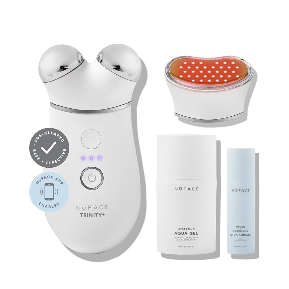 NuFace Trinity 美顔器 Amazon.com: NuFACE TRINITY+ Microcurrent Facial Device + LED